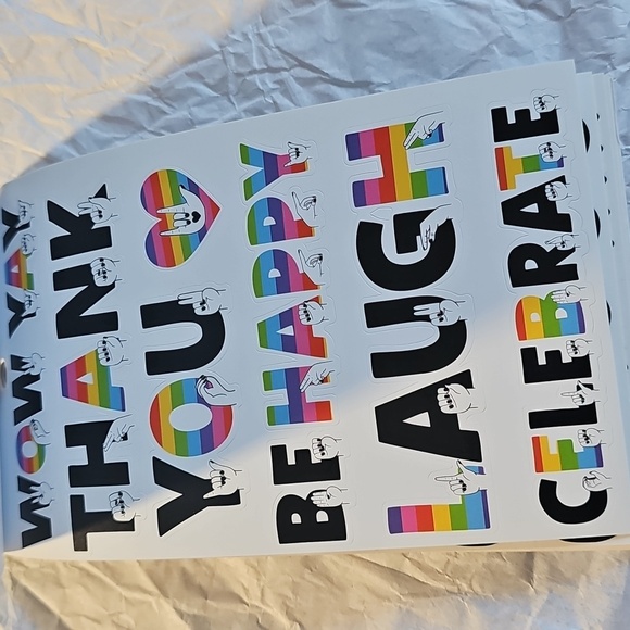 NWT Recollections Sign Language Sticker Pack - Multicolor 479pcs - Picture 4 of 9